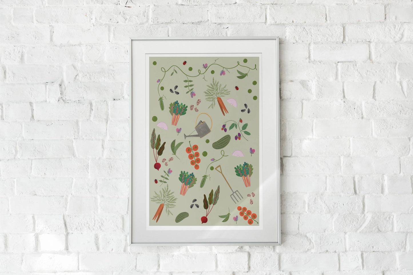 Gardening/Allotment themed Kitchen Art Print/Poster
