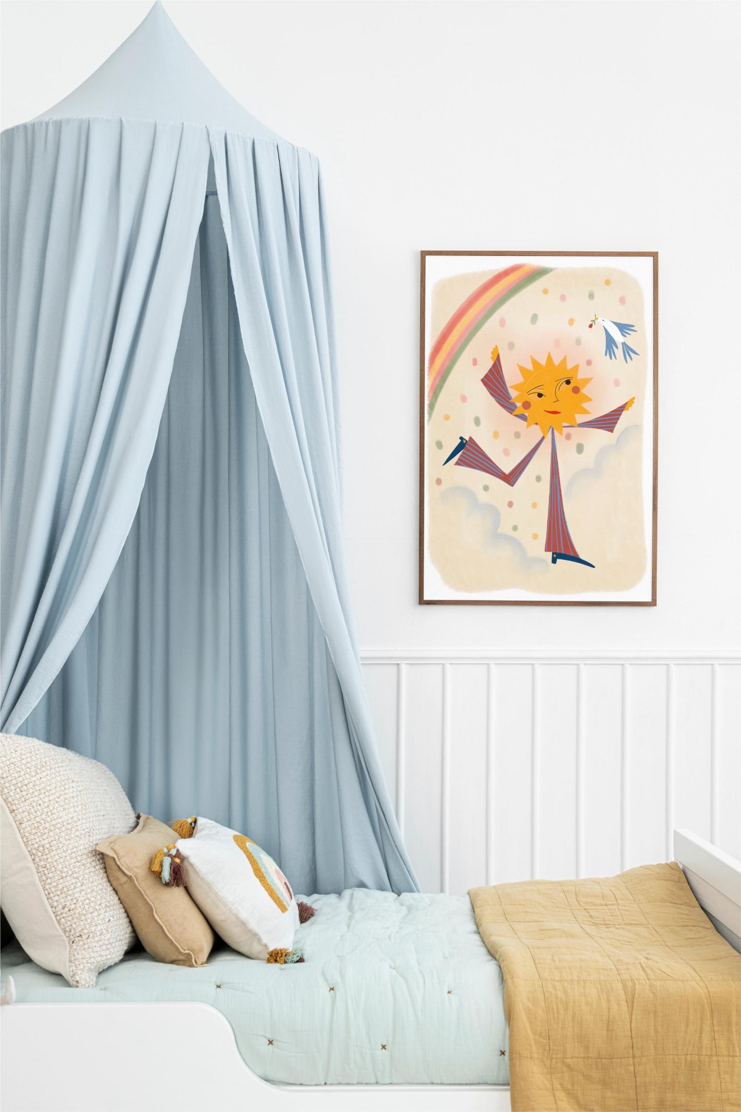 Colourful Sun Dancer Childrens' Bedroom Art Print/Poster