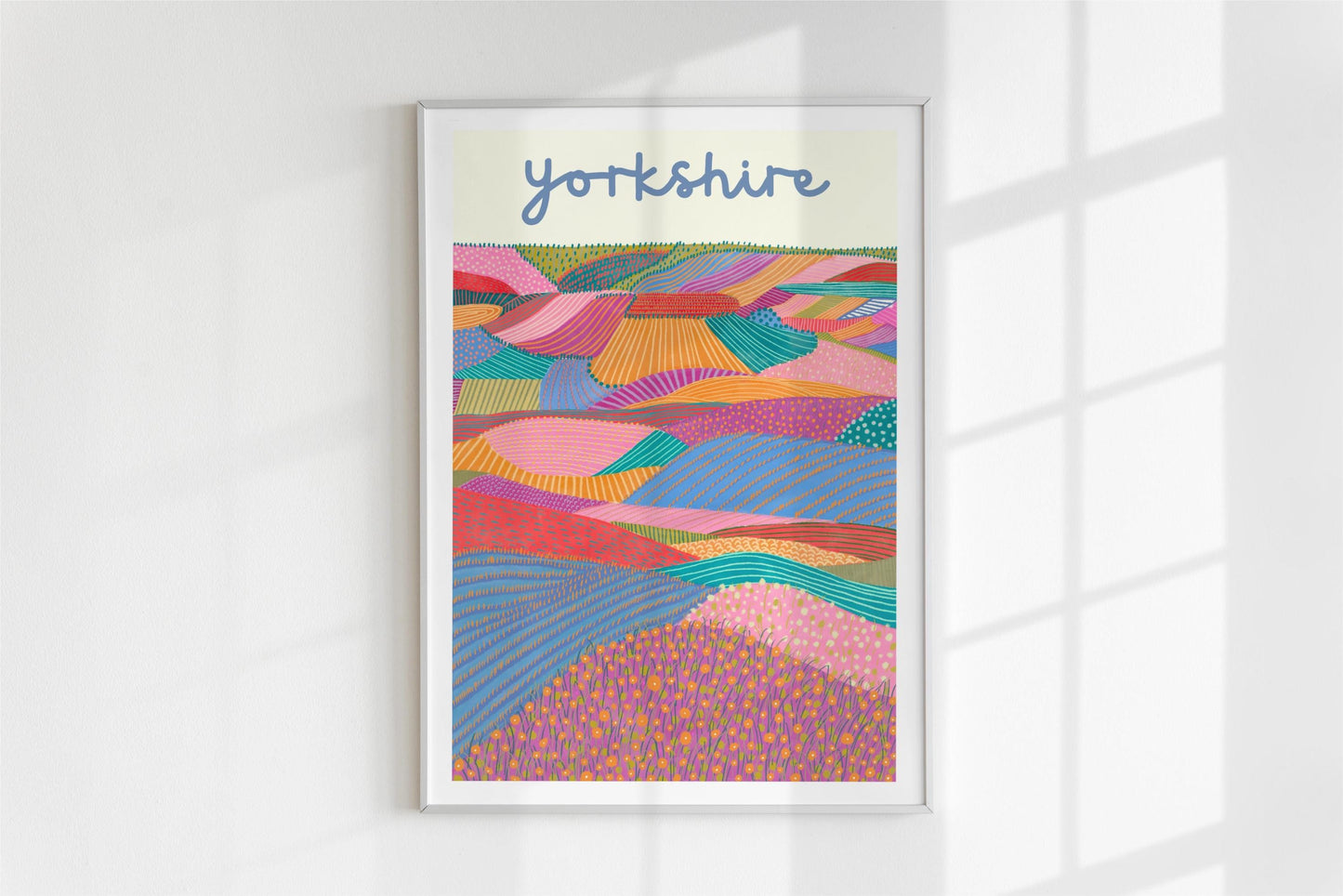 Yorkshire Dales Colourful Landscape Art Print/Poster