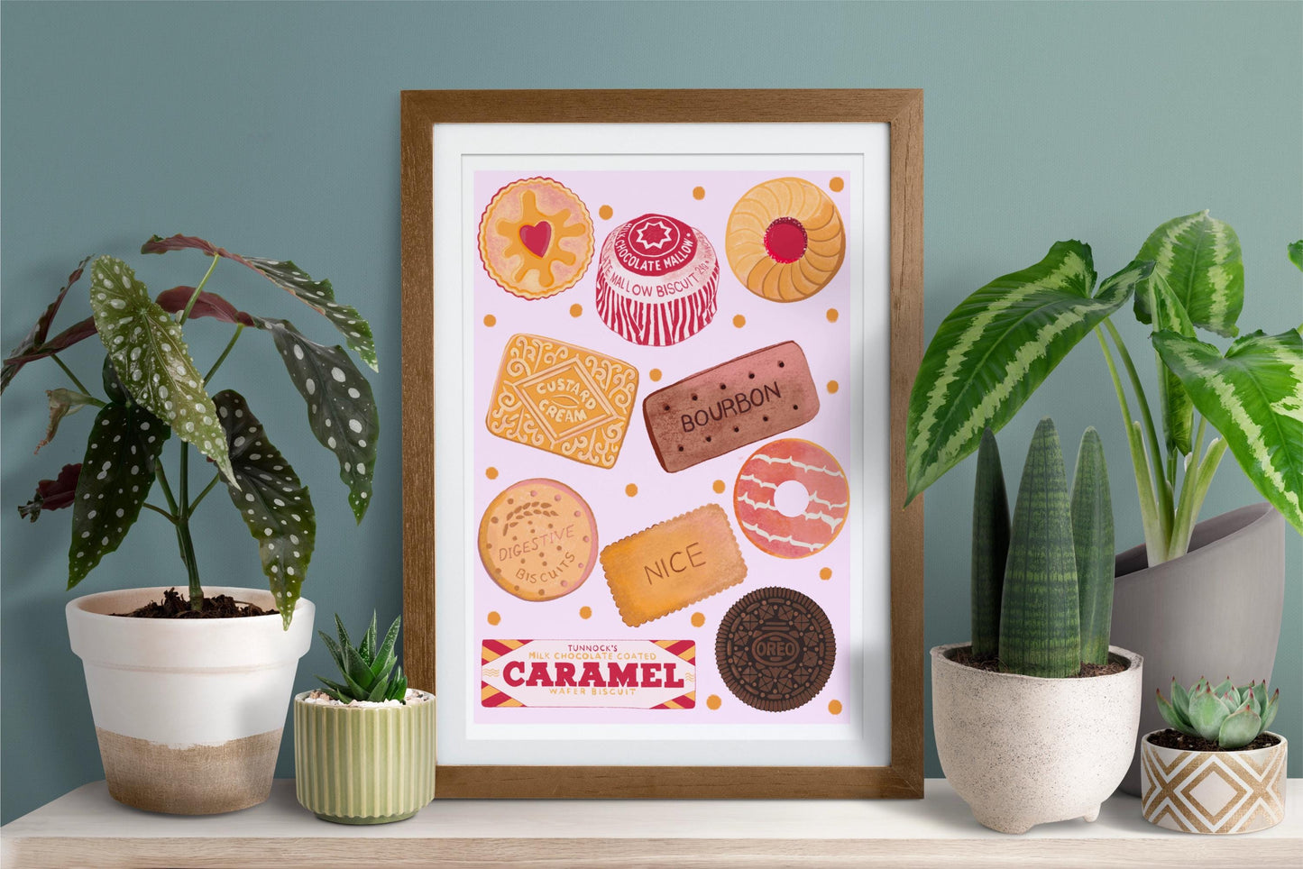 The Biscuit Icons Kitchen Art Print/Poster