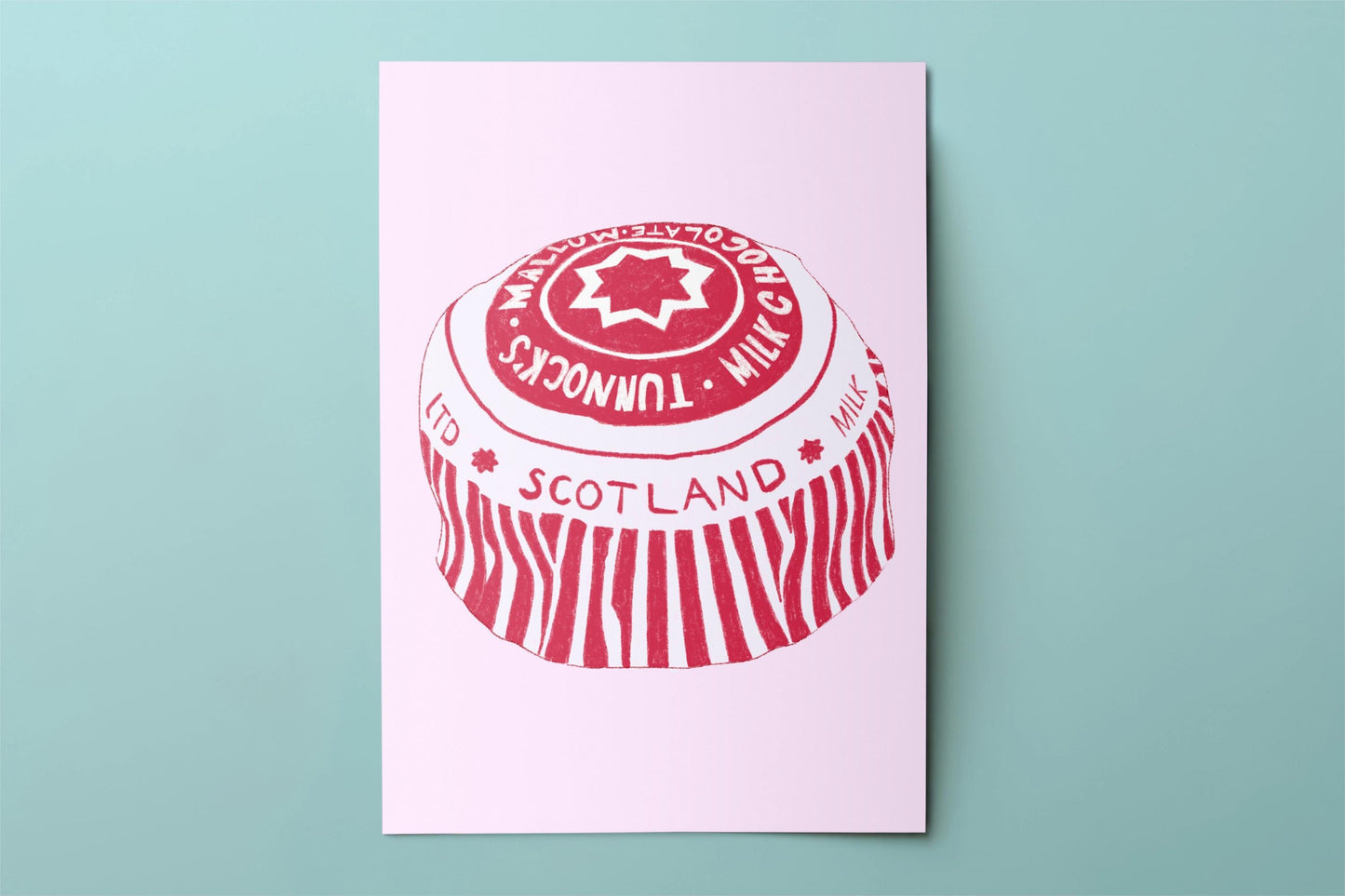 Tunnocks Tea Cake Card